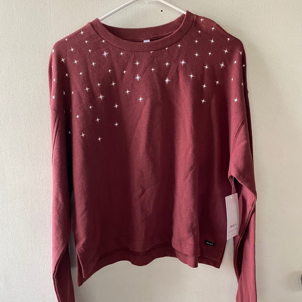 NWT RVCA women’s sweater size medium